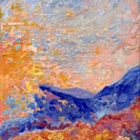 "October" original painting