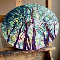 "The Trees Cheer Me On" original painting