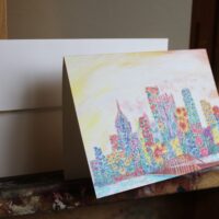 "Pittsburgh in Bloom!" blank greeting card