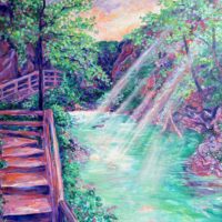 "Vintgar Gorge" original painting