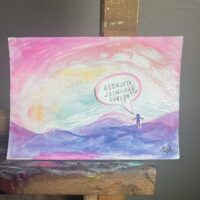 "???!?" original painting