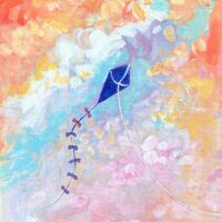 "On My Zephyr" original painting