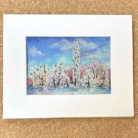 "DC in Blossom" 5x7 print with 8x10 mat