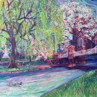 "Hello Again, Boston" original painting