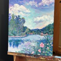 "This Corner of the World" original painting- North Park, Pennsylvania